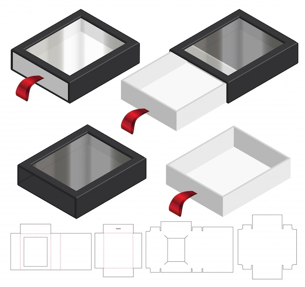 Download Box packaging die cut template design. 3d mock-up ...