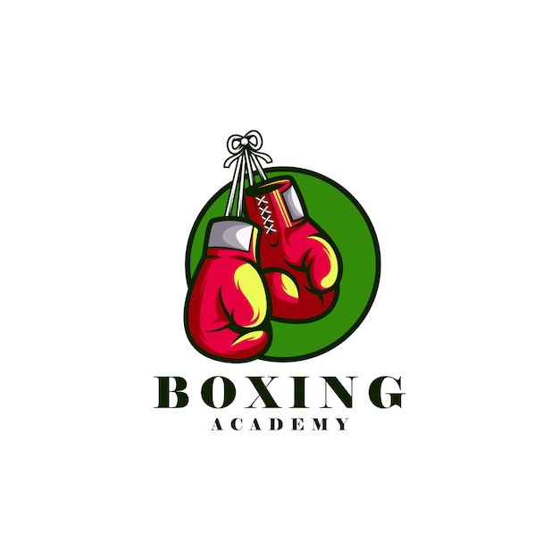 Premium Vector | Boxing academy logo