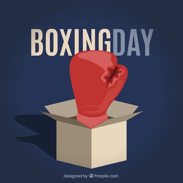 Boxing day illustration