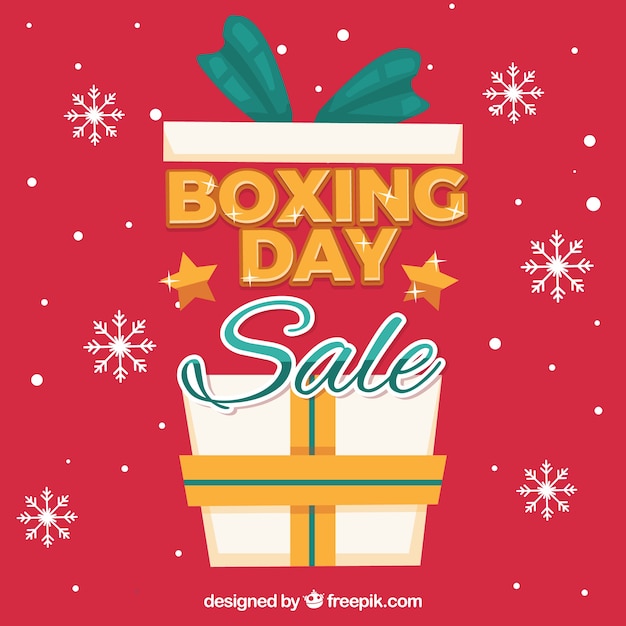 Boxing day sale background