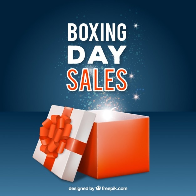 Boxing Day sale vector