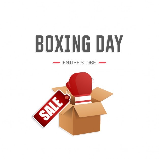 Boxing day with a 3d box
