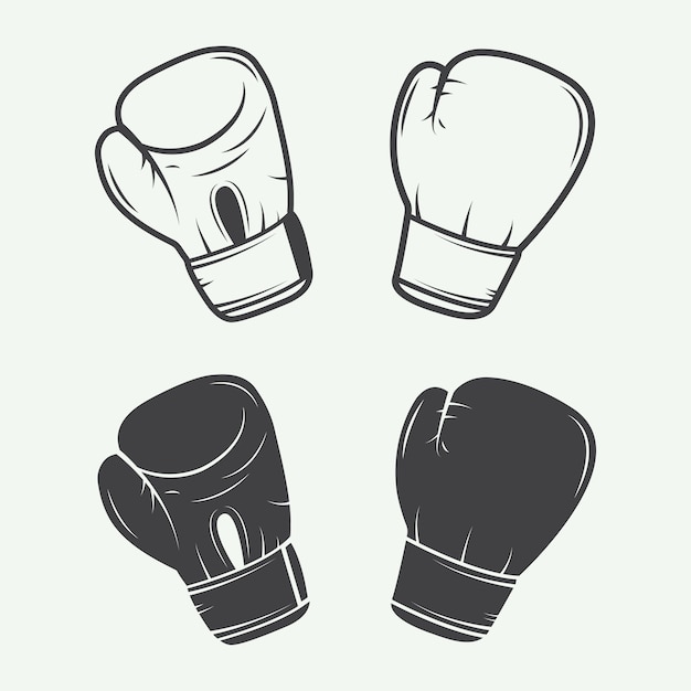 Download Boxing gloves Vector | Premium Download