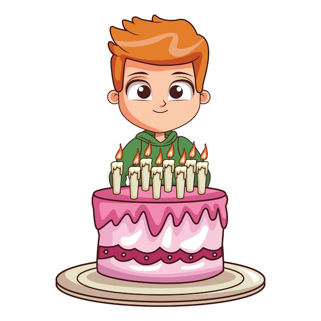Premium Vector | Boy birthday party