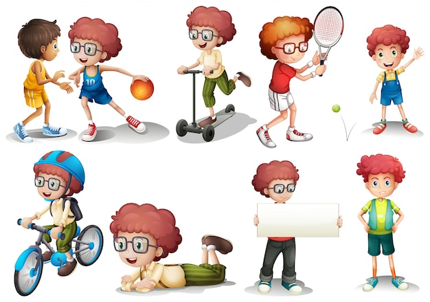 Featured image of post Red Curly Hair Cartoon Boy Polish your personal project or design with these cartoon hair transparent png images make it even more personalized and more attractive