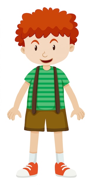 Download Boy with curly hair | Free Vector