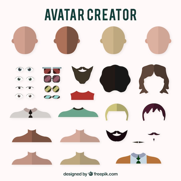 Download Free Vector | Boys avatar creator