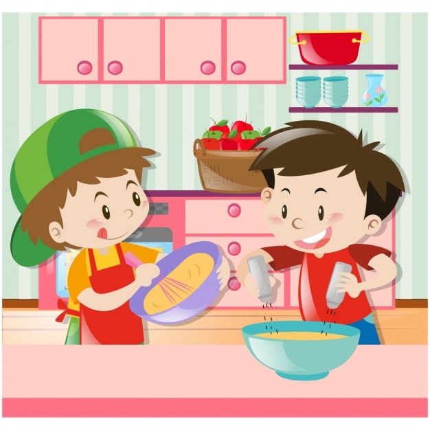 clipart boy cooking - photo #40