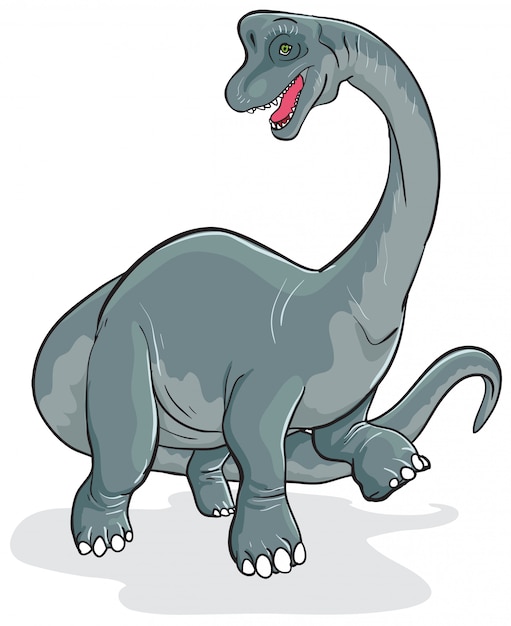 ブラキオサウルス恐竜 プレミアムベクター