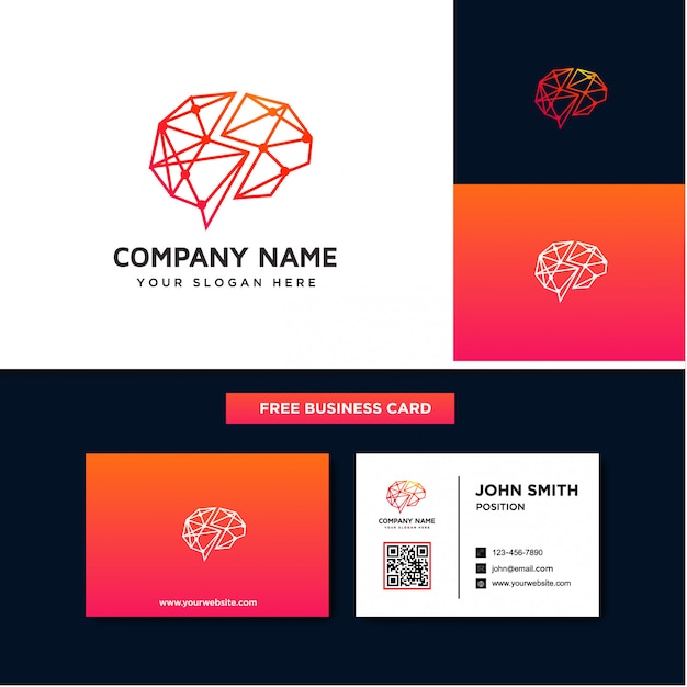 Download Free Brain Logo Design Template Premium Vector Use our free logo maker to create a logo and build your brand. Put your logo on business cards, promotional products, or your website for brand visibility.