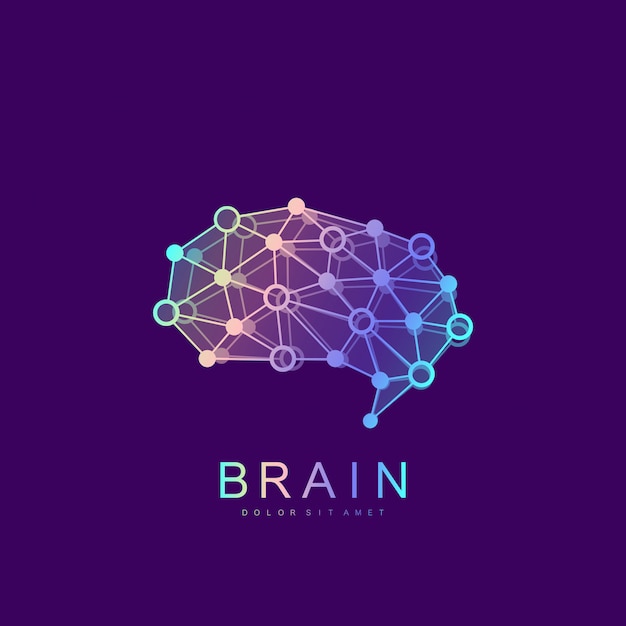 Download Free Brain Logo Silhouette Design Template With Connected Lines And Use our free logo maker to create a logo and build your brand. Put your logo on business cards, promotional products, or your website for brand visibility.