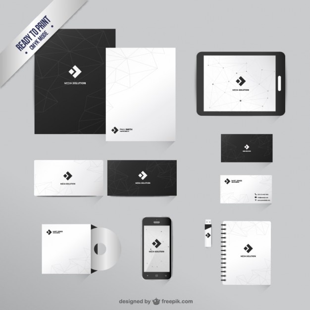 Download Branding identity template | Free Vector