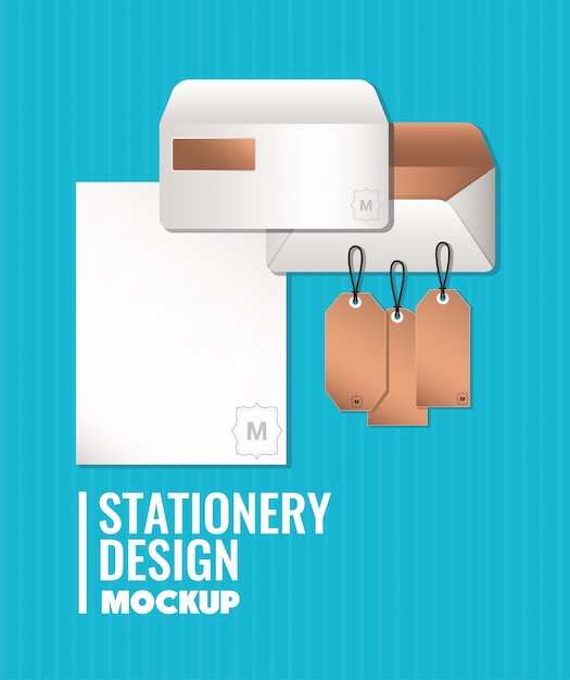 Download Premium Vector | Branding mockup envelopes and labels of corporate identity and stationery ...