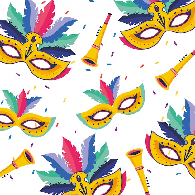 Premium Vector Brazil Carnival Illustration