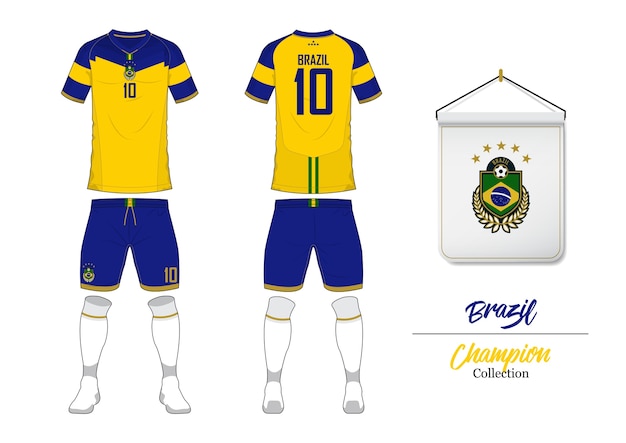 brazil soccer kit