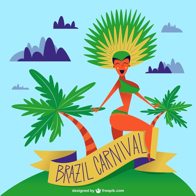 Brazilian dancer background