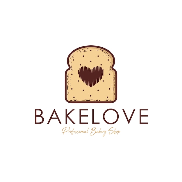 Download Free Bread Love Logo Template Premium Vector Use our free logo maker to create a logo and build your brand. Put your logo on business cards, promotional products, or your website for brand visibility.