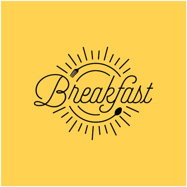 Download Free Breakfast Restaurant With Sunrise Spoon Fork Hipster Vintage Retro Use our free logo maker to create a logo and build your brand. Put your logo on business cards, promotional products, or your website for brand visibility.