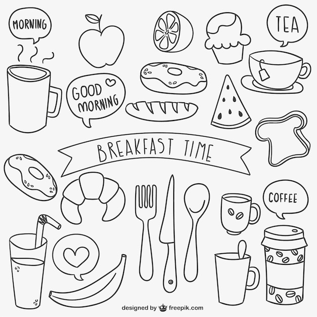 Breakfasts Free Vector Graphics Everypixel