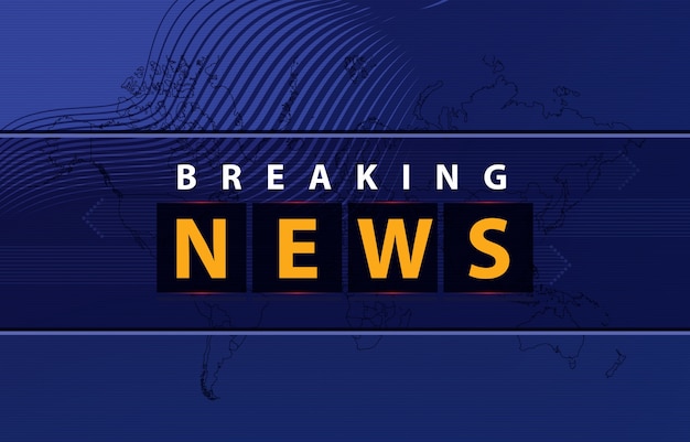 Free Vector Breaking News Background