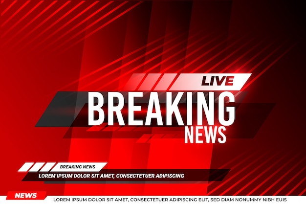 Free Breaking News Video Template Printable Templates