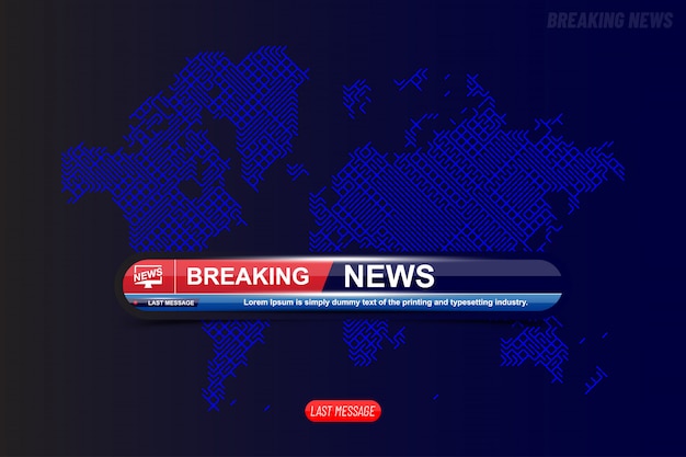 Download Free Breaking News Template Title With Technology World Map For Screen Use our free logo maker to create a logo and build your brand. Put your logo on business cards, promotional products, or your website for brand visibility.