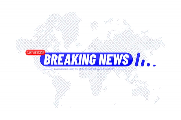 Download Free Breaking News Title Template With Technology World Map For Screen Use our free logo maker to create a logo and build your brand. Put your logo on business cards, promotional products, or your website for brand visibility.