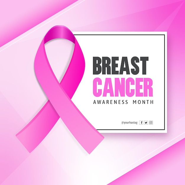 Free Vector | Breast cancer awareness month concept