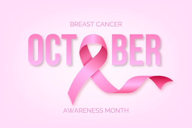 Breast cancer awareness month event | Free Vector