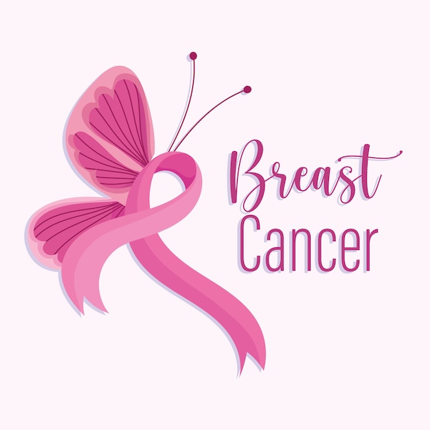 Download Premium Vector | Breast cancer awareness month pink ribbon ...