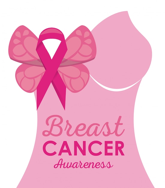 Premium Vector | Breast Cancer Campaign Poster