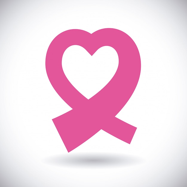 Breast cancer design, vector illustration. | Premium Vector