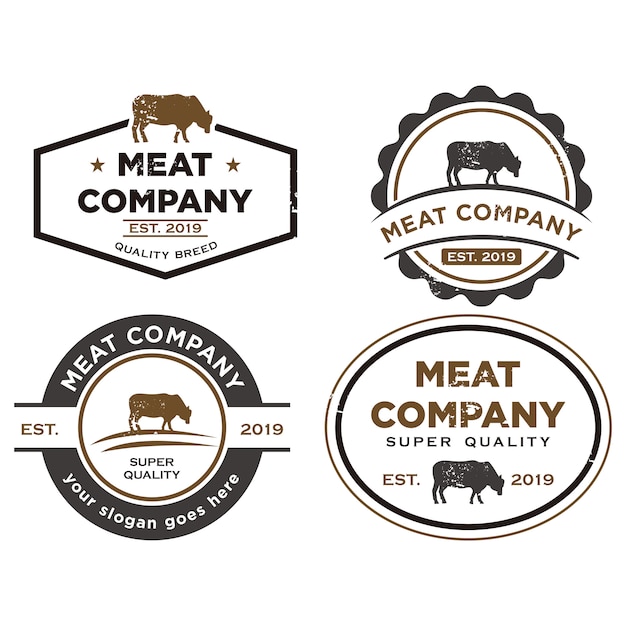 Premium Vector | Breed farm logo