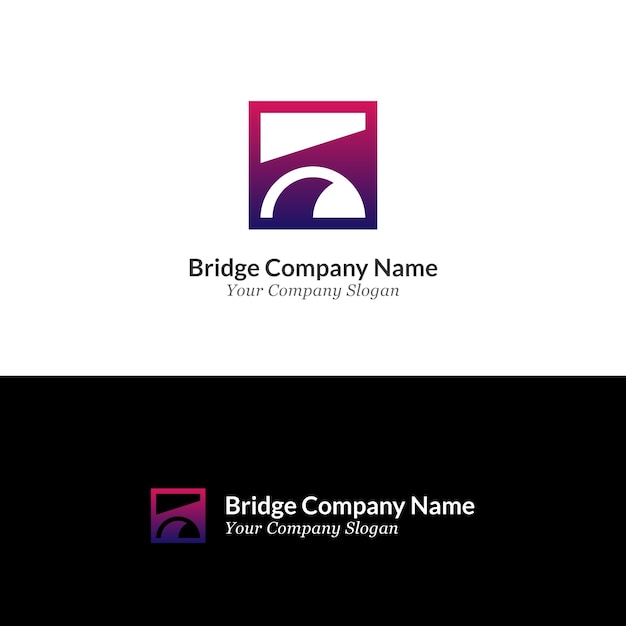 Download Free Bridge Company Logo Premium Vector Use our free logo maker to create a logo and build your brand. Put your logo on business cards, promotional products, or your website for brand visibility.