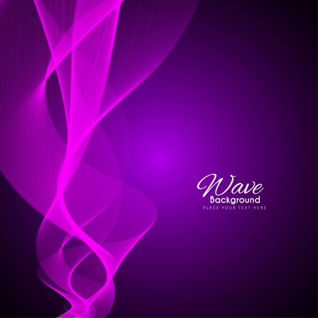 Free Vector | Bright abstract background with wavy shapes, purple