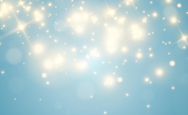 Premium Vector | Bright beautiful starillustration of a light effect on ...