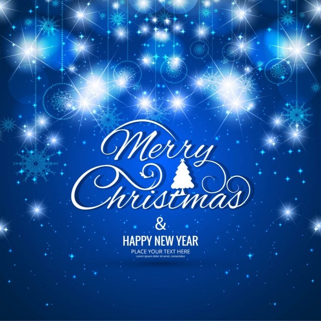 Bright blue background for christmas Vector | Free Download