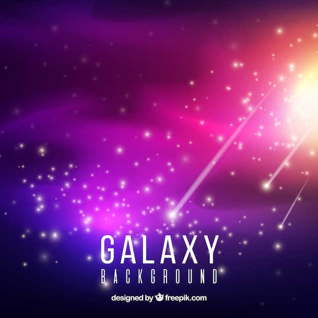Download Vector Bright Colorful Galaxy Background Vectorpicker