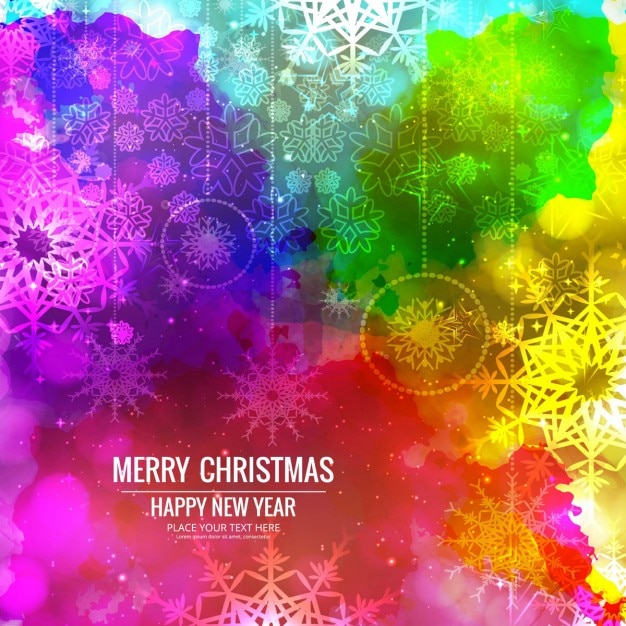 Bright full color background, merry\
christmas