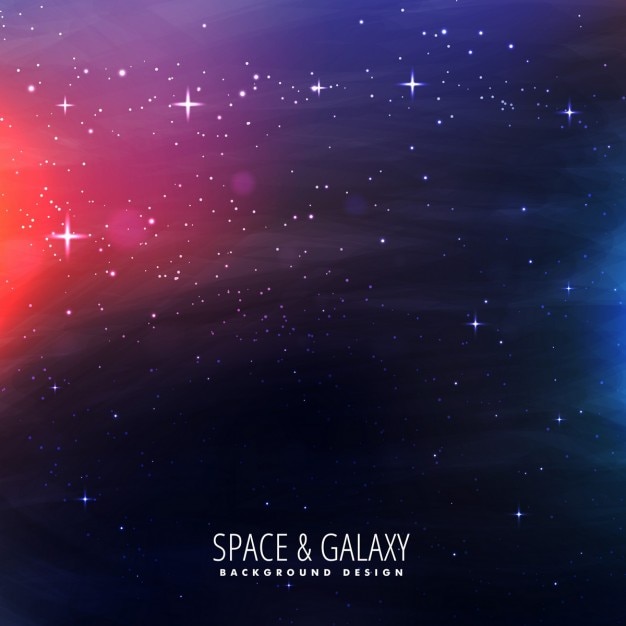 Free Vector | Bright galaxy background