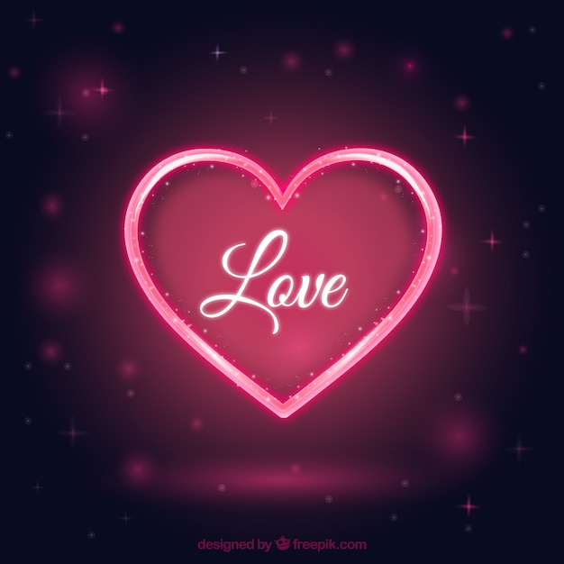 Free Vector | Bright heart background