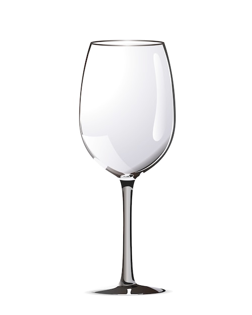 Фото бокала вина на белом фоне