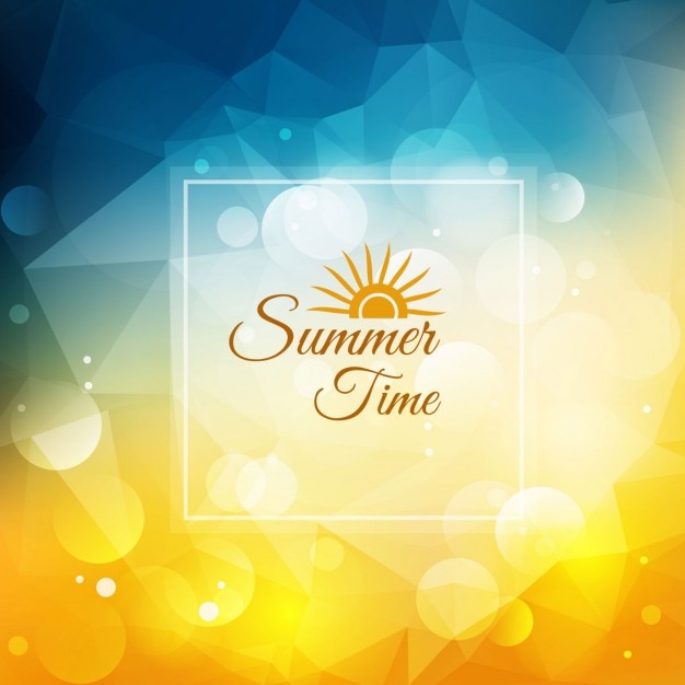 Bright summer time background