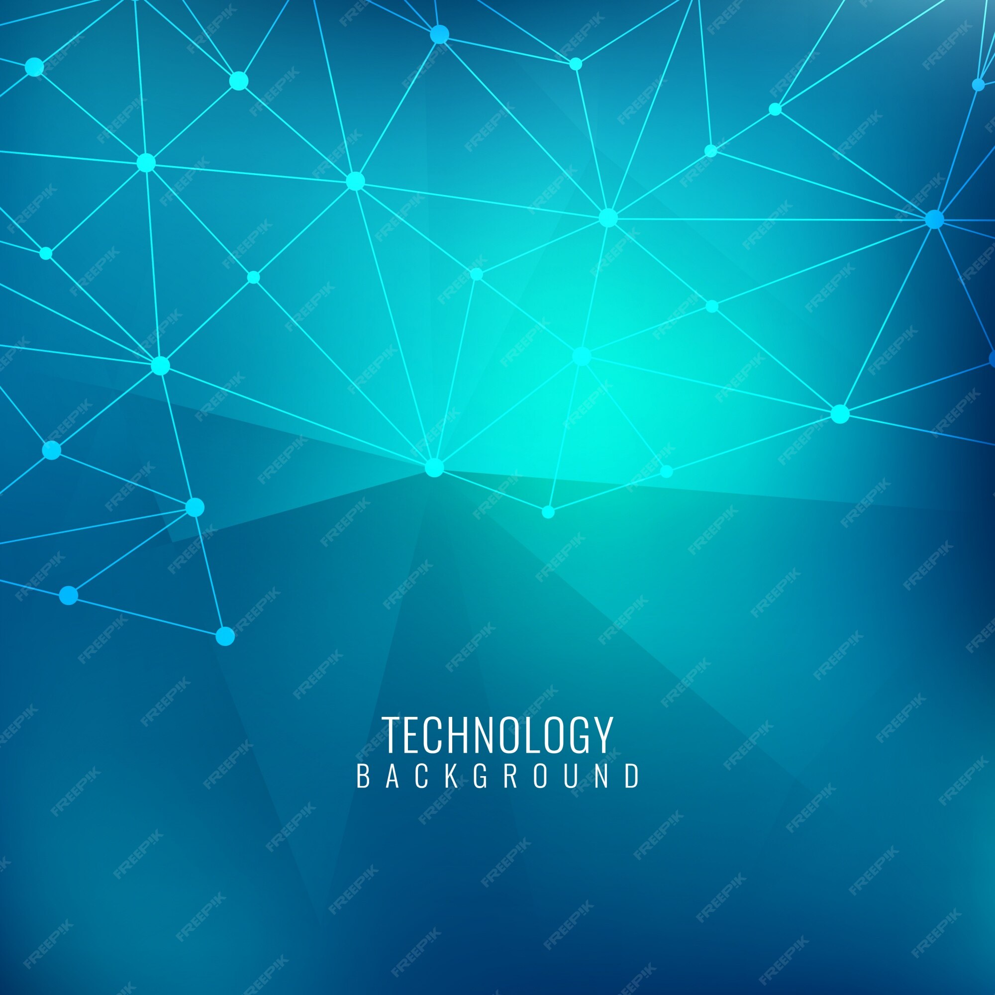 Free Vector | Bright technological blue background