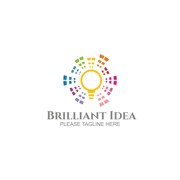 Download Free Brilliant Idea Premium Vector Use our free logo maker to create a logo and build your brand. Put your logo on business cards, promotional products, or your website for brand visibility.