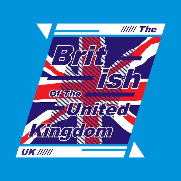 Premium Vector | British flag graphic image