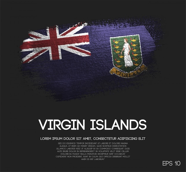 Premium Vector British Virgin Islands Flag