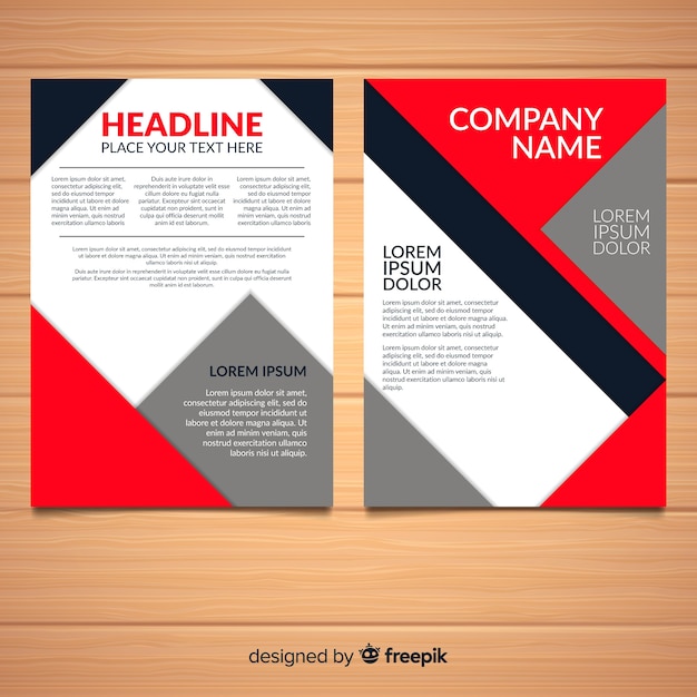 Free Vector | Brochure template