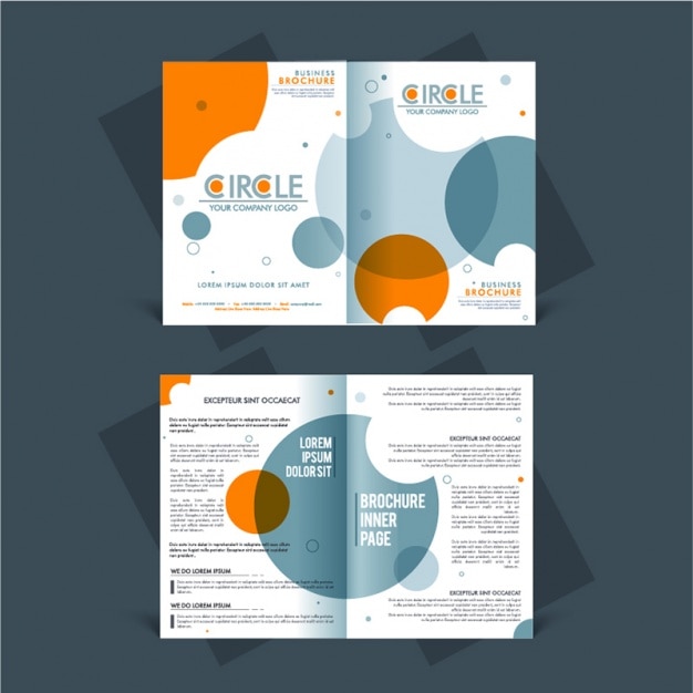 Download Free Brochure Templates With Round Shapes In Different Colors Premium Use our free logo maker to create a logo and build your brand. Put your logo on business cards, promotional products, or your website for brand visibility.