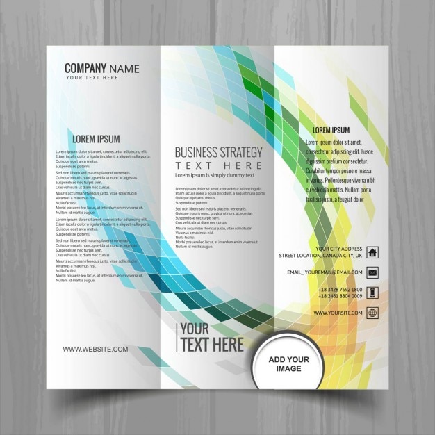 free-vector-brochure-with-three-parts-technological-style